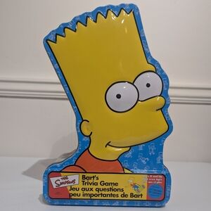 Bart's Trivia Game Tin never played